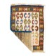 One-of-a-Kind Hand-Knotted "Tulu" Accent Rug from Konya. 100% Wool. Vintage Anatolian Seat Cover