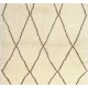 Modern Moroccan Rug, 100% Natural Undyed Wool, Custom Options Available