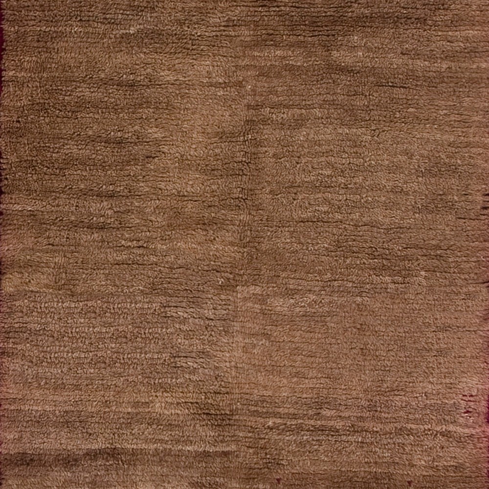 Hand-knotted Tulu Rug with Brown Field & Red Border. 100% Wool. Custom Options Available Hand-knotted Tulu Rug with Brown Field & Red Border. 100% Wool. Custom Options Available