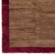Hand-knotted Tulu Rug with Brown Field & Red Border. 100% Wool. Custom Options Available Hand-knotted Tulu Rug with Brown Field & Red Border. 100% Wool. Custom Options Available