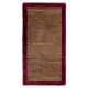 Hand-knotted Tulu Rug with Brown Field & Red Border. 100% Wool. Custom Options Available Hand-knotted Tulu Rug with Brown Field & Red Border. 100% Wool. Custom Options Available