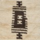Handmade Tulu Rug Made of Natural Beige and Brown Wool. Custom Options Available Handmade Tulu Rug Made of Natural Beige and Brown Wool. Custom Options Available