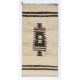 Handmade Tulu Rug Made of Natural Beige and Brown Wool. Custom Options Available Handmade Tulu Rug Made of Natural Beige and Brown Wool. Custom Options Available