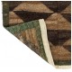 Hand-knotted Tulu Rug, 100% Wool. Brown and Green Colors. Custom Options Available