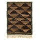 Hand-knotted Tulu Rug, 100% Wool. Brown and Green Colors. Custom Options Available
