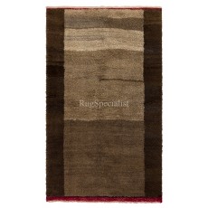Hand-knotted Tulu Rug Made of Natural Brown Wool. Custom Options Available