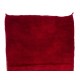 Solid Red Vintage Handmade Turkish Tulu Rug, 100% Wool