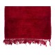 Solid Red Wool Tulu Rug