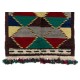 One of a Kind 1960s Tulu Rug with Geometric Design