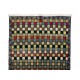 Checkered Moroccan Azilal Style Runner Rug. 100% Wool & Natural Dyes