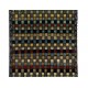 Checkered Moroccan Azilal Style Runner Rug. 100% Wool & Natural Dyes