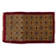 Camel Wool Vintage Handmade Turkish Karapinar Rug with Lattice Design