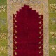 One-of-a-Kind Vintage Turkish Tulu Rug, Hand Knotted Prayer Rug, 100% Wool One-of-a-Kind Vintage Turkish Tulu Rug, Hand Knotted Prayer Rug, 100% Wool