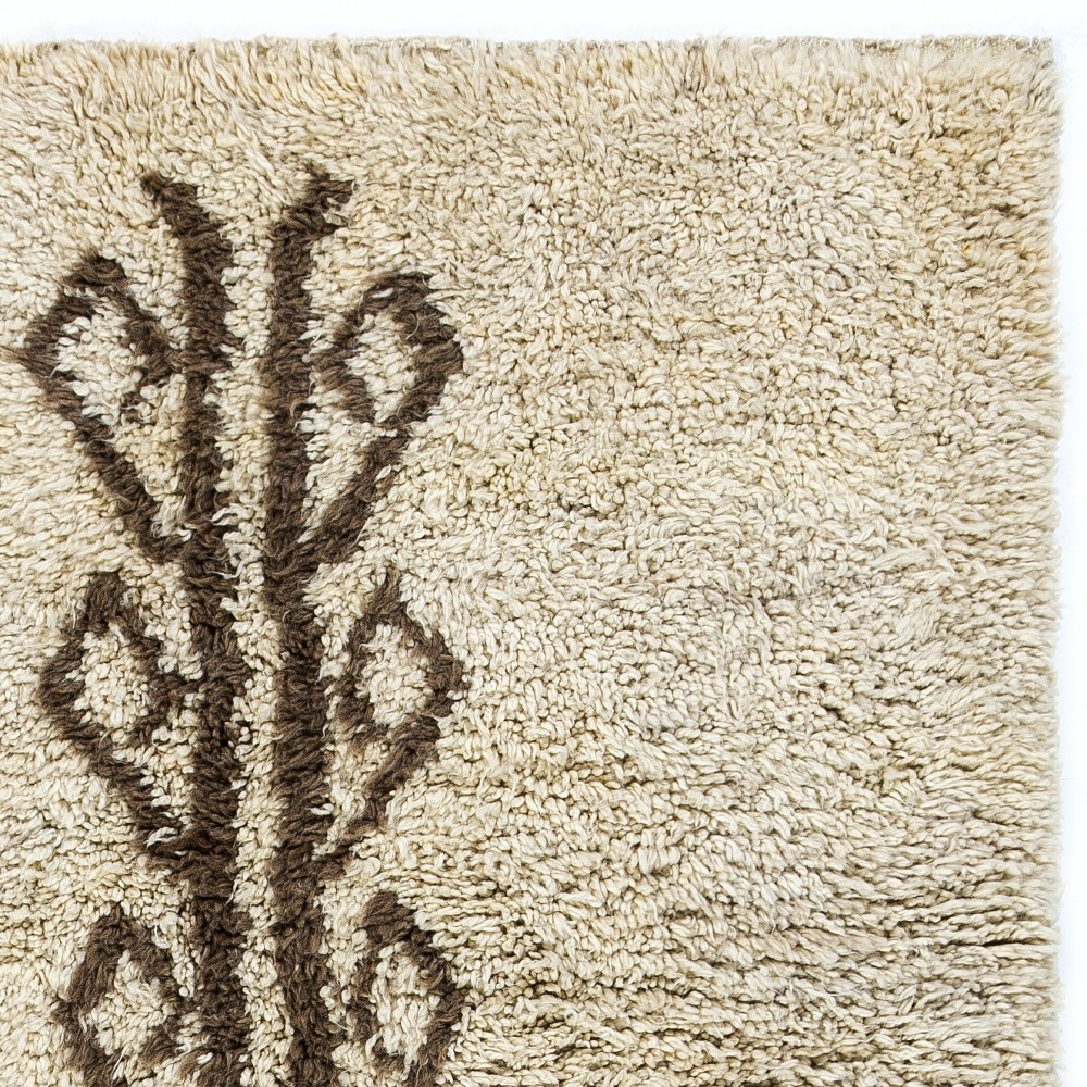 Beni Ourain Design Tulu Rug, 100% Natural Wool. Hand-knotted Moroccan Carpet