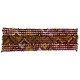 Vintage Hand-Woven Turkish Kilim Runner Rug with Colorful Poms