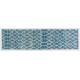 Moroccan Berber Tulu Runner Rug in Light Blue Color. 100 Wool