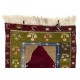 Vintage Handmade Tulu Rug with Archway Design