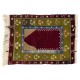 Vintage Handmade Tulu Rug with Archway Design