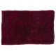 Solid Maroon Red Color Minimalist Tulu Rug, 100% Soft Wool