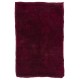 Solid Maroon Red Color Minimalist Tulu Rug, 100% Soft Wool