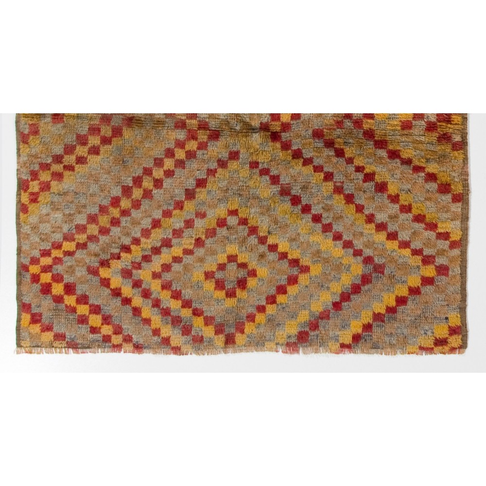 Vintage Handmade Turkish Tulu Rug