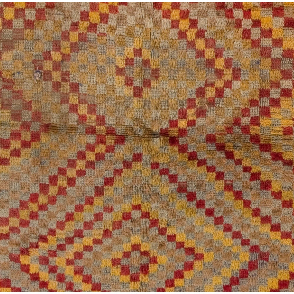 Vintage Handmade Turkish Tulu Rug