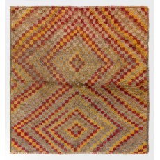 Vintage Handmade Turkish Tulu Rug