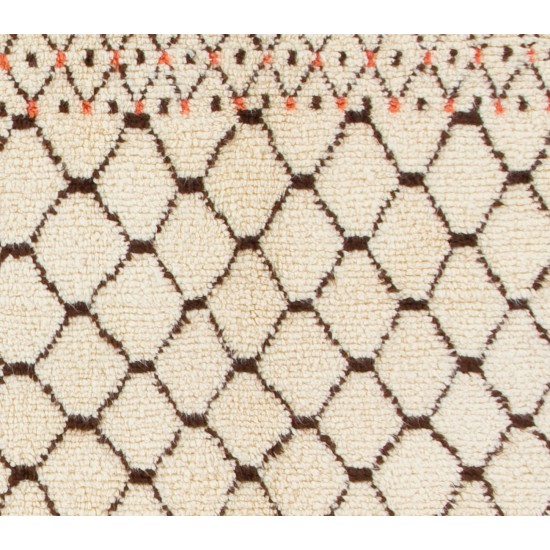 Contemporary Moroccan Tulu Rug, 100% Organic Wool, Custom Options Available Contemporary Moroccan Tulu Rug, 100% Organic Wool, Custom Options Available