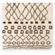 Handmade Moroccan Tulu Rug Made of Natural Undyed Wool