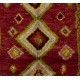 Vintage One-of-a-Kind Tulu Rug with Striking Design in Bright Colors