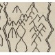 Contemporary Moroccan Tulu Rug, 100% Natural Undyed Wool. Custom Options Available