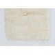 Shag Pile Mohair Rug. Made of Natural Undyed Mohair Wool. Custom Modern Solid Carpet