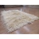 Shag Pile Mohair Rug. Made of Natural Undyed Mohair Wool. Custom Modern Solid Carpet