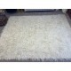 Handmade Shag Pile Rug Made of Natural Beige Mohair Wool. Custom Options Available Handmade Shag Pile Rug Made of Natural Beige Mohair Wool. Custom Options Available