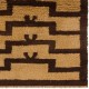 Hand-Knotted Turkish Tulu Rug with Ascending Arches in Mustard & Brown Colors, Made-to-Order, Customizable