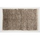 Handmade Tulu Rug, 100% Natural Un-Dyed Wool. Cream and Brown. Custom Options Available