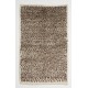 Handmade Tulu Rug, 100% Natural Un-Dyed Wool. Cream and Brown. Custom Options Available