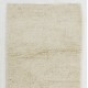 Plain Ivory Tulu Rug, 100% Soft Natural Undyed Wool, Custom Options