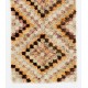 Vintage Checkered Tulu Runner Rug