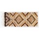 Vintage Checkered Handmade Tulu Runner Rug