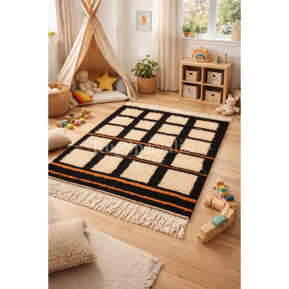 Handmade Turkish Tulu Rug, 100% Soft Wool. Custom Options Available