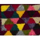 Vibrant Mid-Century Modern Tulu Rug