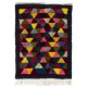 Vibrant Mid-Century Modern Tulu Rug