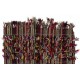 Vintage Tribal Anatolian Kilim with Colorful Poms. Folk Art. Wall Hanging.