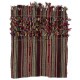 Vintage Tribal Anatolian Kilim with Colorful Poms. Folk Art. Wall Hanging.
