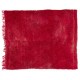 Solid Red Midcentury Handmade "Tulu" Rug