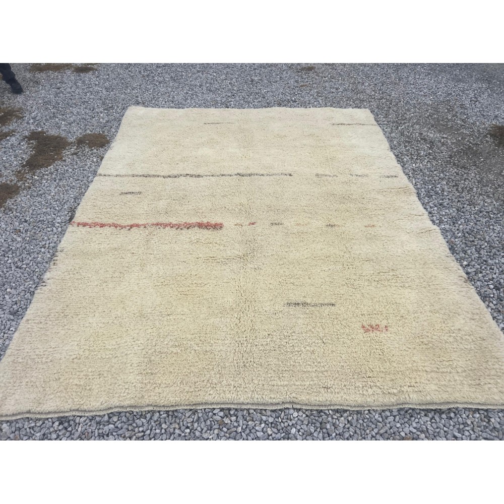 Minimalist Handmade "Tulu" Rug, 100% Wool, Made-to-Order, Customizable