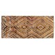 Checkered Mid-Century Tulu Rug in Earthy Colors