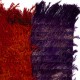 Vintage Hand-Knotted Shag Pile Tulu Rug in Red and Purple, 100% Mohair Wool Vintage Hand-Knotted Shag Pile Tulu Rug in Red and Purple, 100% Mohair Wool