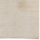 Minimalist Vintage Turkish Tulu Rug Made of Natural Undyed Ivory Wool